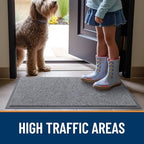 OLANLY 2-Pack Front Door Mats 59x23, Waterproof Heavy-Duty Doormats - Image 7