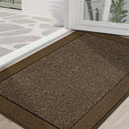 BEQHAUSE Indoor Door Mat 36" x 60", Dirt Trapper Door Mats, Brown by BEQHAUSE
