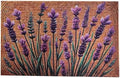 Floral Front Door Welcome Mat, Aesthetic Cute Flower Doormat, Non-Slip Outdoor Entryway Rug,19”x 31" (12.Lavender Leaf) by COMCONHMY