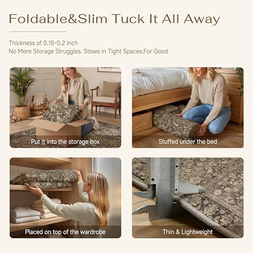 HUGEAR 2 Piece 2x3/2'6''x8 Washable Rug for Entryway - Image 6