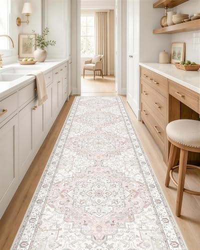 OLANLY 2x10 Washable Runner Rug, Soft Non Slip Carpet for Hallway Kitchen by OLANLY