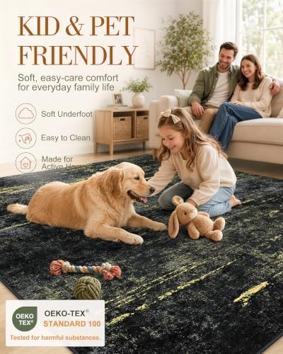 OLANLY 2'6"x12' Washable Runner Rug, Non Slip Carpet for Hallway Kitchen - Image 5