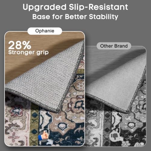 Ophanie Black Wool Area Rugs 2x6 for Bedroom Living Room, Fluffy Shag Fuzzy Carpet, Plush Shaggy Rug, Indoor Carpet for Kids Boys Dorm Home Decor Aesthetic, Nursery with 99 pcs Pile fibers - Image 4