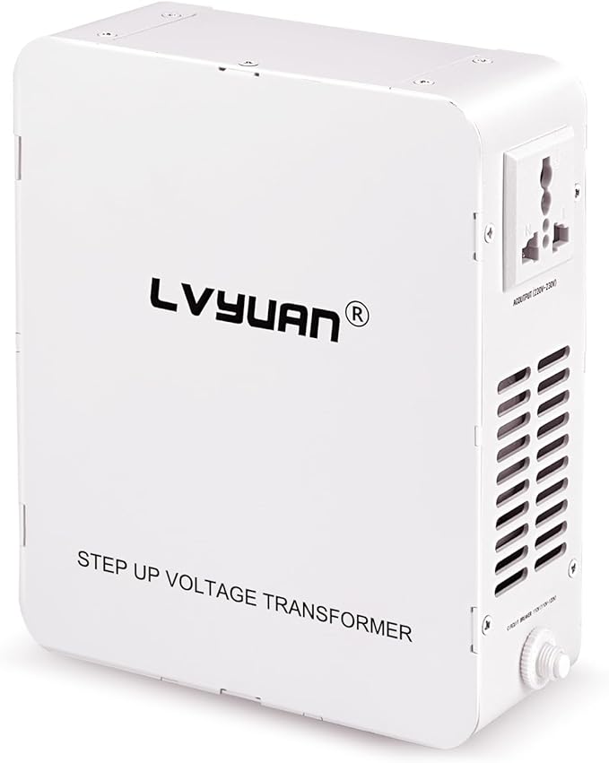 LVYUAN 800W Voltage Transformer Step Up/Down Converter, 110V/120V to 220V/240V, 800W Power Capacity, Circuit Breaker Protection