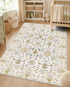 OLANLY 3x4 Washable Accent Rug, Soft Non Slip Carpet for Entryway Bedside by OLANLY