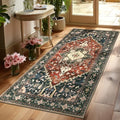 Yamaziot Washable Runner Rug, 3x6 Non-Slip Boho Vintage Hallway Kitchen Rug by Yamaziot