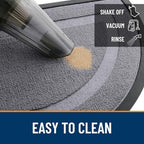 OLANLY Half Circle Front Door Mat Outside 35x23 All-Season Rubber Doormat - Image 5
