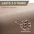 YDKGL Long Kitchen Runner Rugs Kitchen Mat Non Slip Washable Brown 17"x59" - Image 6