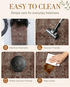OLANLY 2x8 Washable Runner Rug, Soft Non Slip Carpet for Hallway Kitchen - Image 6