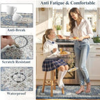 Collive Kitchen Mats for Floor, Boho Washable Sink Rug-17.3"x29" - Image 6