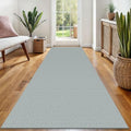 EARTHALL Washable Runner Rug, Non Slip Foyer Runner, 3x8 Ft, Turquoise/Gray by Unknown
