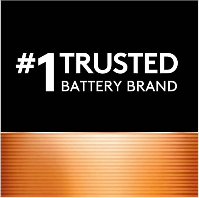 DURACELL Coppertop C Batteries, C Battery with Long-Lasting Power, All-Purpose Alkaline C Battery for Household and Office Devices