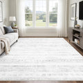 8x10 Washable Area Rugs for Living Room,Bedroom,Dining Room- Morocco Gray by Srugn