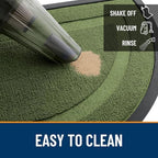 OLANLY Half Circle Front Door Mat Outside 47x23 All-Season Rubber Doormat - Image 5