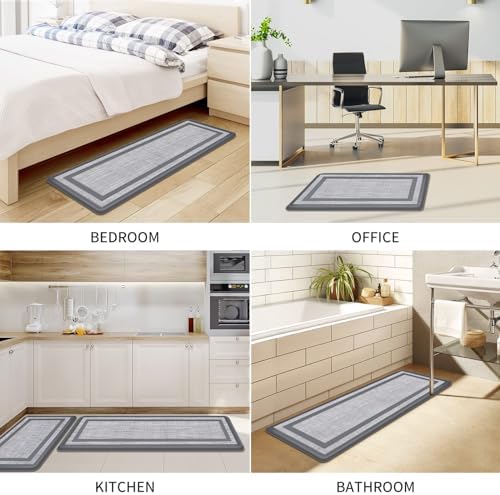 Mattitude Kitchen Mats Set of 2,Cushioned Anti-Fatigue Non-Skid Rug Sets - Image 7