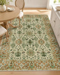 OLANLY 3x5 Washable Accent Rug, Soft Non Slip Carpet for Entryway Bedside by OLANLY