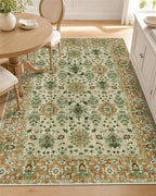 OLANLY 3x5 Washable Accent Rug, Soft Non Slip Carpet for Entryway Bedside by OLANLY