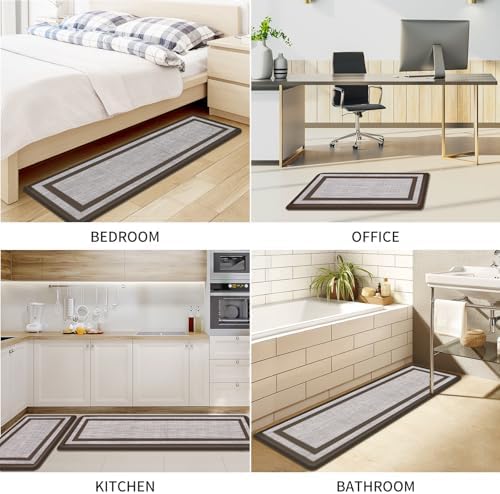 Mattitude Kitchen Mats Set of 2,Cushioned Anti-Fatigue Non-Skid Rug Sets - Image 7