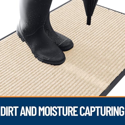 OLANLY 2-Pack Front Door Mats 29.5x17, Waterproof Heavy-Duty Doormats - Image 5