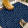 GORILLA GRIP® HydroABSORB Door Mat for Indoor Outdoor Use, 29x17 Blue by GorillaGrip