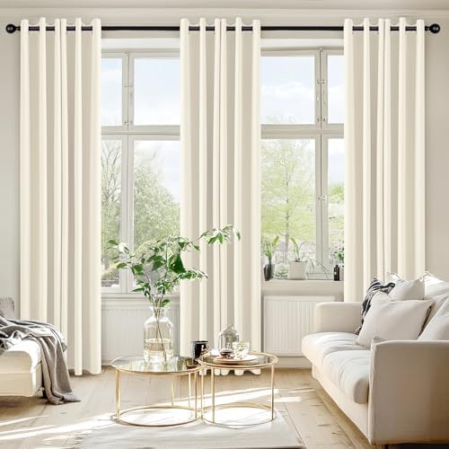 MIULEE Blackout Curtains for Bedroom 2 Panels 40 x 84 Inch Long Birch - Image 6