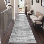2x8 Runner Rug Non Slip,Washable Hallway Runner Rug,Grey by Restydon