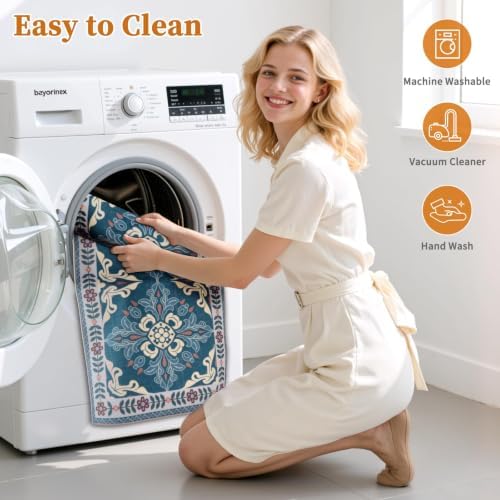 Kitchen Rugs Set of 3, Non Slip Washable Floor Mats with Water Absorbent - Image 5