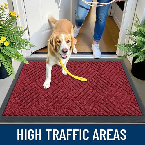 OLANLY Front Door Mat Outside Entrance 47x23, Waterproof Heavy-Duty Doormat - Image 6