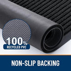 OLANLY 2-Pack Front Door Mats 47x32, Waterproof Heavy-Duty Doormats - Image 3