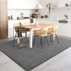 AROGAN 5x7 Area Rugs for Living Room Non Slip Bedroom Rug, Black & White - Image 7