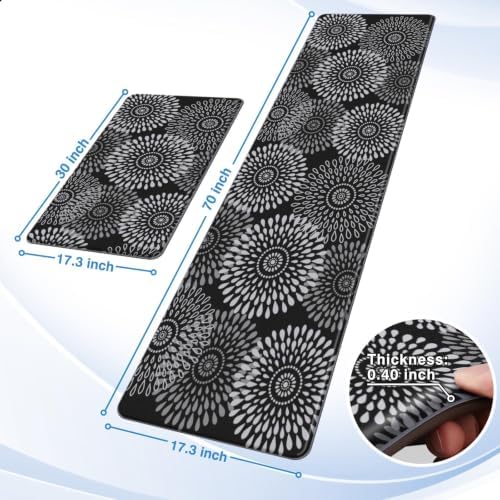 LuxStep Kitchen Mats for Floor,Cushioned Rug Anti-Fatigue for Kitchen Decor - Image 3