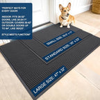 OLANLY Front Door Mat 59x40, Waterproof Heavy-Duty Indoor Outdoor Doormat - Image 2