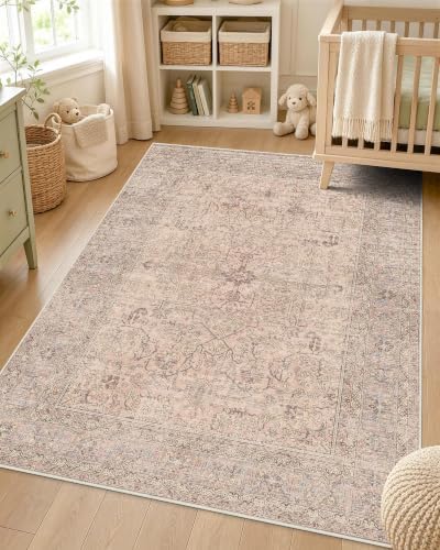 OLANLY 3x4 Washable Accent Rug, Soft Non Slip Carpet for Entryway Bedside by OLANLY