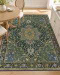 OLANLY 3x5 Washable Accent Rug, Soft Non Slip Carpet for Entryway Bedside by OLANLY
