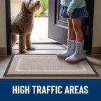 OLANLY Front Door Mat Outside 59x23, All-Season Heavy-Duty Rubber Doormat - Image 6