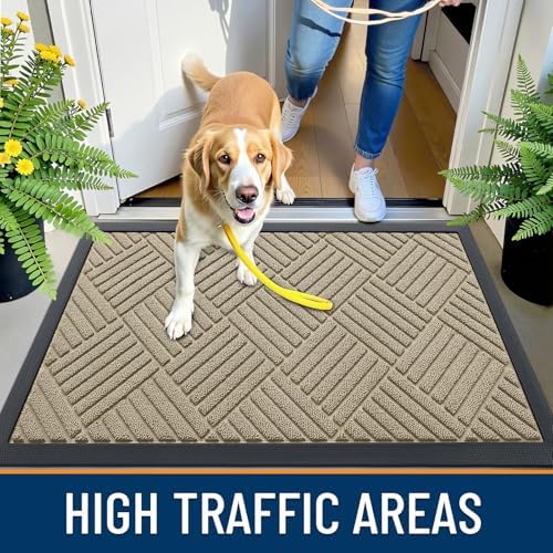 OLANLY Front Door Mat Outside Entrance 47x32, Waterproof Heavy-Duty Doormat - Image 6
