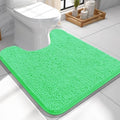 OLANLY Toilet Rugs U-Shaped 24x24, Soft Absorbent Chenille Contour Rugs by OLANLY