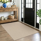 EARTHALL Washable Area Rug, Non Slip Entryway Rug, 4x5 Ft, Sand/Beige by Unknown