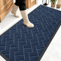 OLANLY Front Door Mat Outside 59x23, All-Season Absorbent Rubber Doormat by OLANLY
