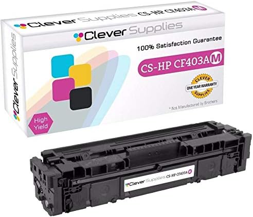 CS Replacement Toner Cartridge Compatible with HP 201A CF403A Magenta Pro M252dw M252n MFP M277dw MFP M277n M252 M252dw