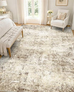 OLANLY 5x7 Washable Area Rug, Soft Non Slip Carpet for Bedroom Living Room by OLANLY