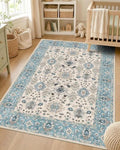 OLANLY 3x4 Washable Accent Rug, Soft Non Slip Carpet for Entryway Bedside by OLANLY