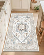 OLANLY 2x4 Washable Accent Rug Non Slip Carpet for Entryway Kitchen Bedside by OLANLY