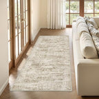 3x6 Runner Rug Non Slip,Washable Hallway Runner Rug,Brown - Image 3