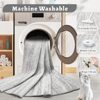 Area Rug 9x12 Living Room Rugs: Washable Modern Rug Large Non-Slip Soft Rugs Stain Resistant Printed Rug Indoor Carpet for Bedroom Kitchen Dining Room Nursery Playroom Home(Grey, 9'x12') - Image 4