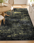 OLANLY 3x5 Washable Accent Rug, Soft Non Slip Carpet for Entryway Bedside by OLANLY