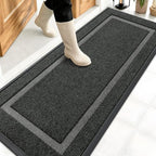 OLANLY Front Door Mat Outside 59x20, All-Season Heavy-Duty Rubber Doormat by OLANLY