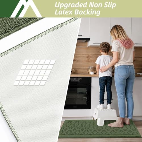 COSY HOMEER Kitchen Rugs and Mats 20"x30" Non Slip Kitchen Mats for Floor - Image 4