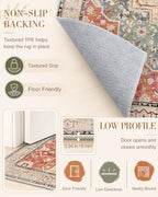 OLANLY 2'6"x14' Washable Runner Rug, Non Slip Carpet for Hallway Kitchen - Image 7