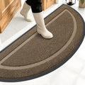 OLANLY Half Circle Front Door Mat Outside 59x23 All-Season Rubber Doormat by OLANLY